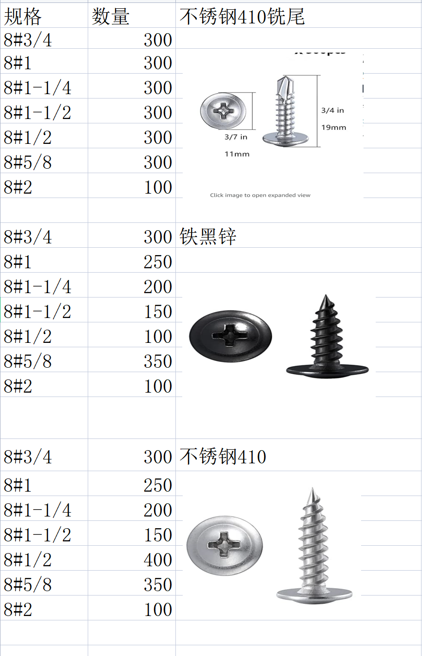 紧固件采购