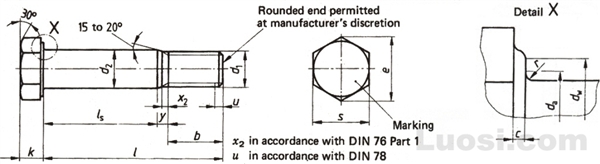 din 7999 钢结构用—大六角头铰制孔高强度螺栓和六角螺母连接副