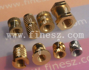 铜螺母热压铜螺母及模具注塑铜螺母