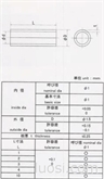 SUS430-CS材质微型轴套 精密不锈钢轴套