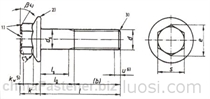 DIN6922六角法兰面螺栓--加大系列