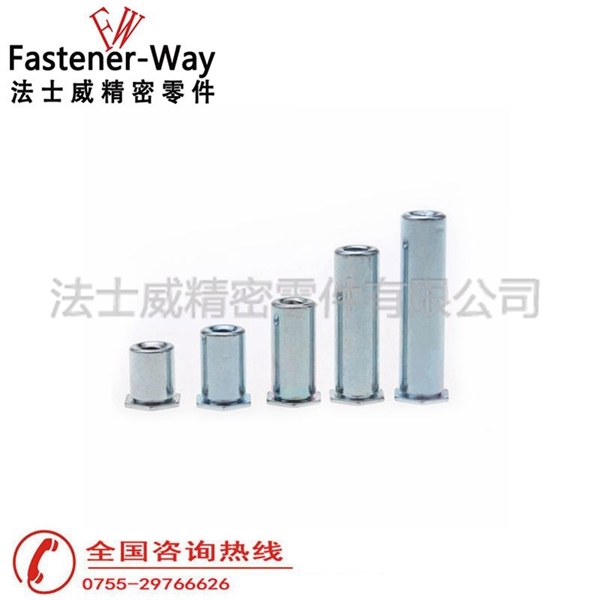 BSO盲孔压铆螺母柱碳钢 M4-5 现货