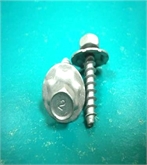 Tapping screw ind hex with squareconewasher