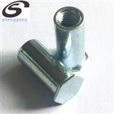 QIB BSON 碳钢盲孔平头六角铆螺母碳钢镀锌盲孔压铆螺母柱BSO-M4-6-7-8-9-10-20-22-24-25小底孔6.0板孔