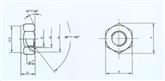 全金属六角锁紧螺母