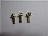 专业生产铜六角面法兰螺栓，量大价优。