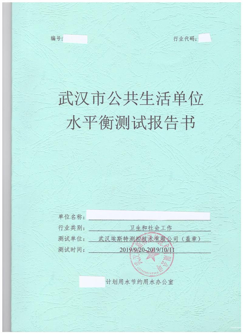 武汉水平衡测试  武汉埃斯特测控技术有限公司