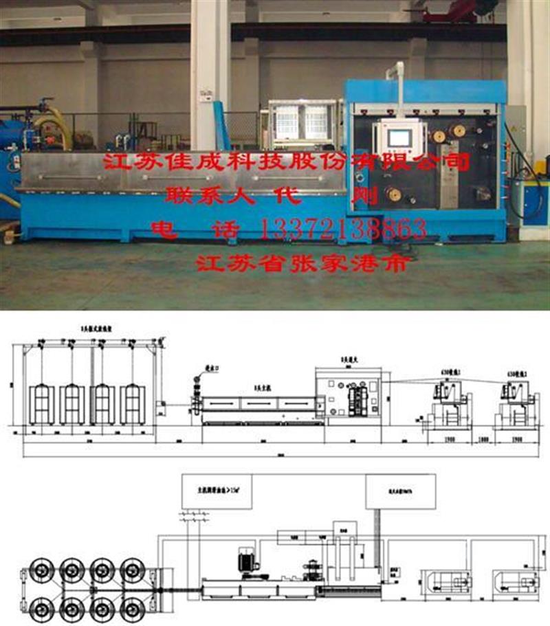 16头铜线拉丝机