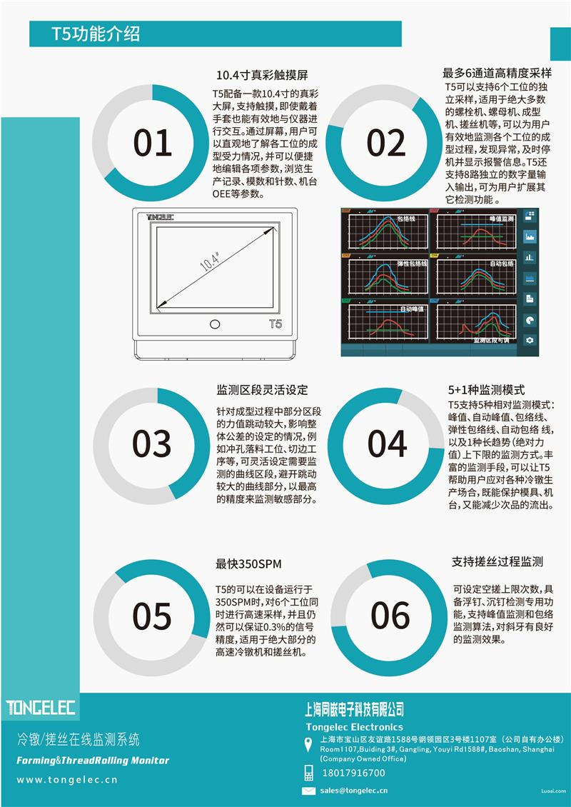 冷镦压力监测T5模具压力监控搓丝监测螺栓机螺母机成型机模具压力T5冷镦监控冷镦监测在线监测在线监控监测系统监测仪冷镦检测压力检测模具检测搓牙检测碾牙检测