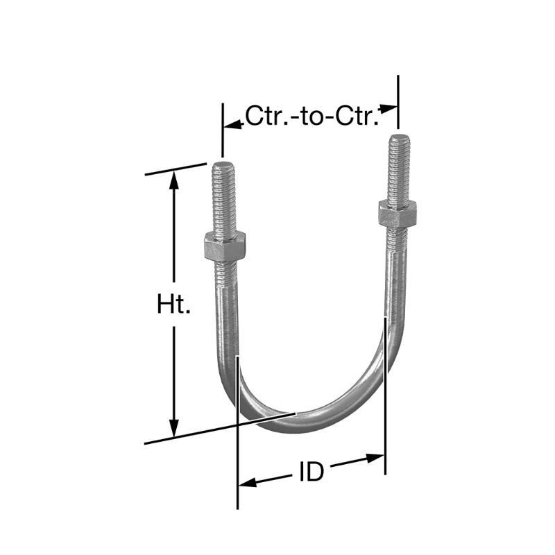 McMaster-Carr 镀锌钢万向螺栓 3043T623