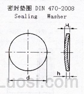 DIN 470-2008 密封垫圈