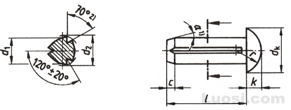 DIN EN ISO 8746 圆头槽销