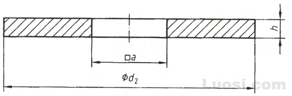 DIN 440 方孔方垫圈—木结构用