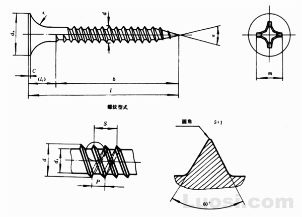 GB/T 14210-93 墙板自攻螺钉