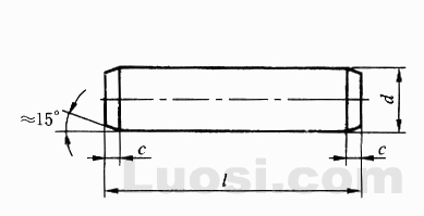 GB/T 119.2-2000 圆柱销  淬硬钢和马氏体不锈钢