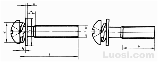 GB/T 9074.4-88 十字槽盘头螺钉、弹簧垫圈和平垫圈组合件