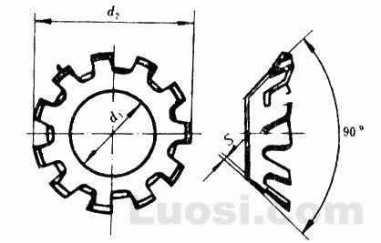 GB/T 9074.28-88 组合件用锥形锁紧垫圈