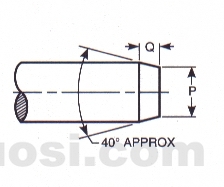 ASME B18.1.1 1972(R 2001) 小规格实心铆钉末端