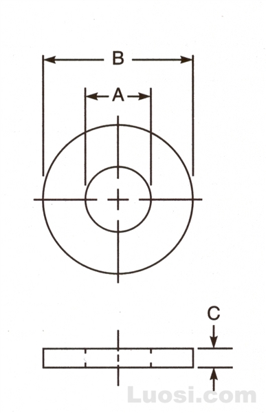 ASME B18.22.1 1965(R 1998) 平垫圈