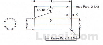 ASME B18.8.2 2000 圆柱销－精制