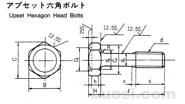 FRS 7301 凹穴六角螺栓