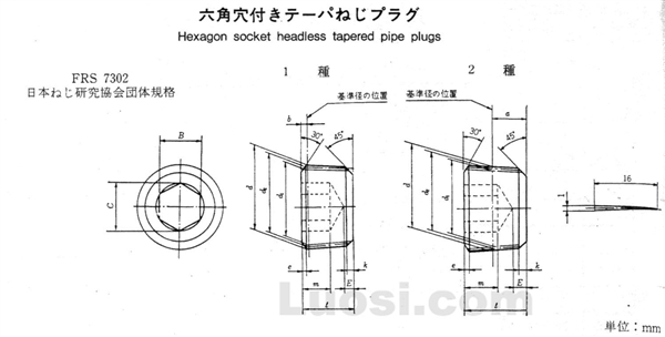 FRS 7302 喉塞