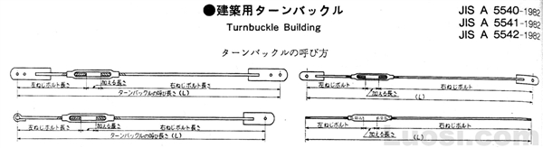 JIS A 5541-1982  建筑用索具