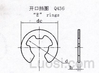 Q 436 开口挡圈