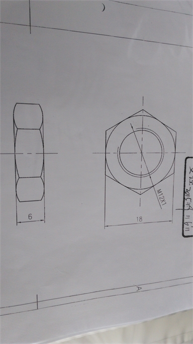 求購:六角薄螺母(材質:碳鋼)