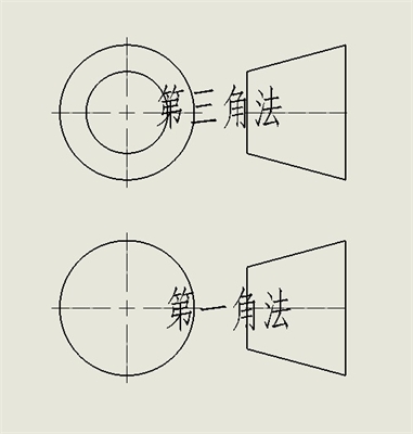 第一角法图纸图片