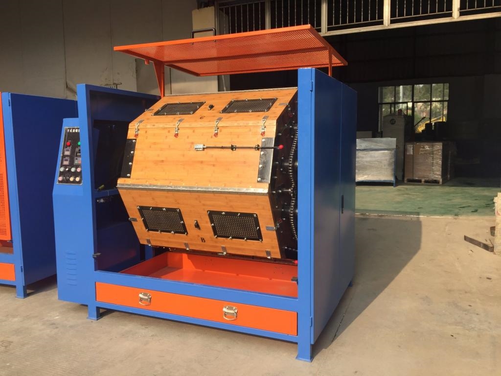 干式溜光机,卫浴件镜面抛光机,挂具式干抛机