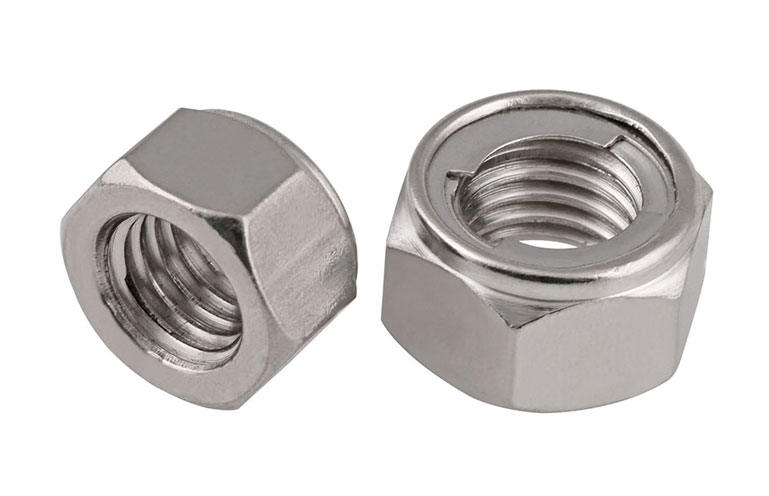 304不锈钢 六角金属锁紧螺母 din980_304不锈钢 六角金属锁紧螺母 din