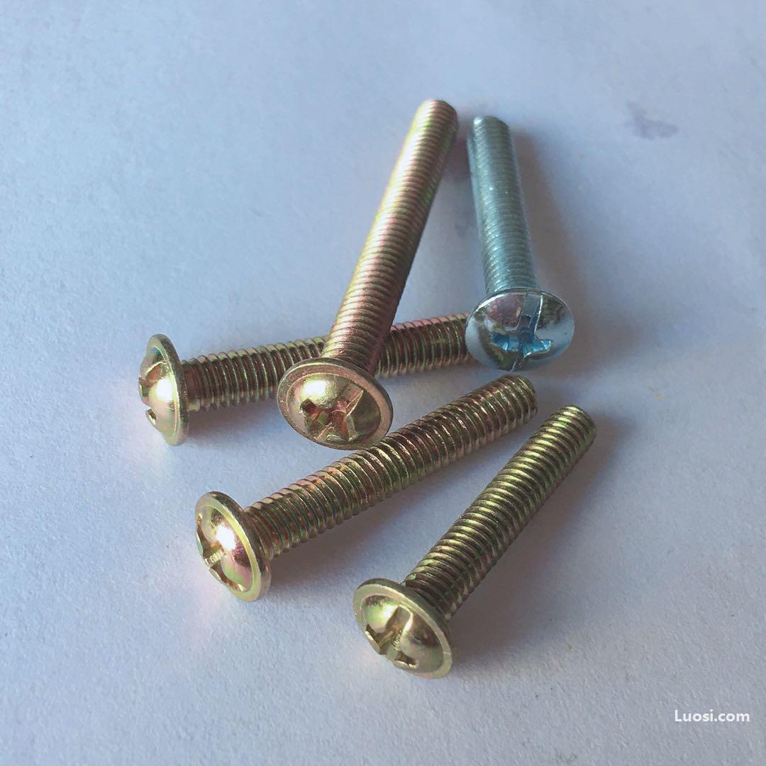 带垫十字螺丝 拉手螺丝 m4螺丝-华人螺丝网