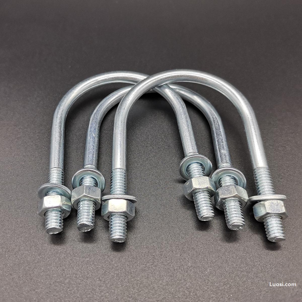 din 3570 u型螺栓—20-500nw管用圆钢制弓形夹(a型)