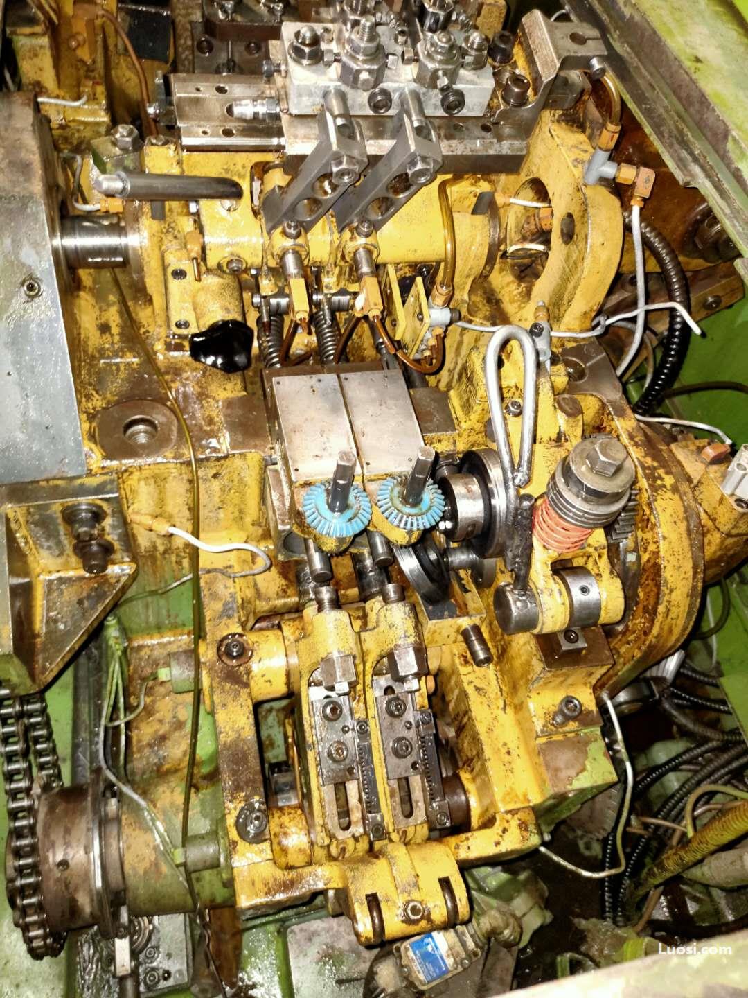 二手日本中岛田525mm二模二冲螺栓冷墩机