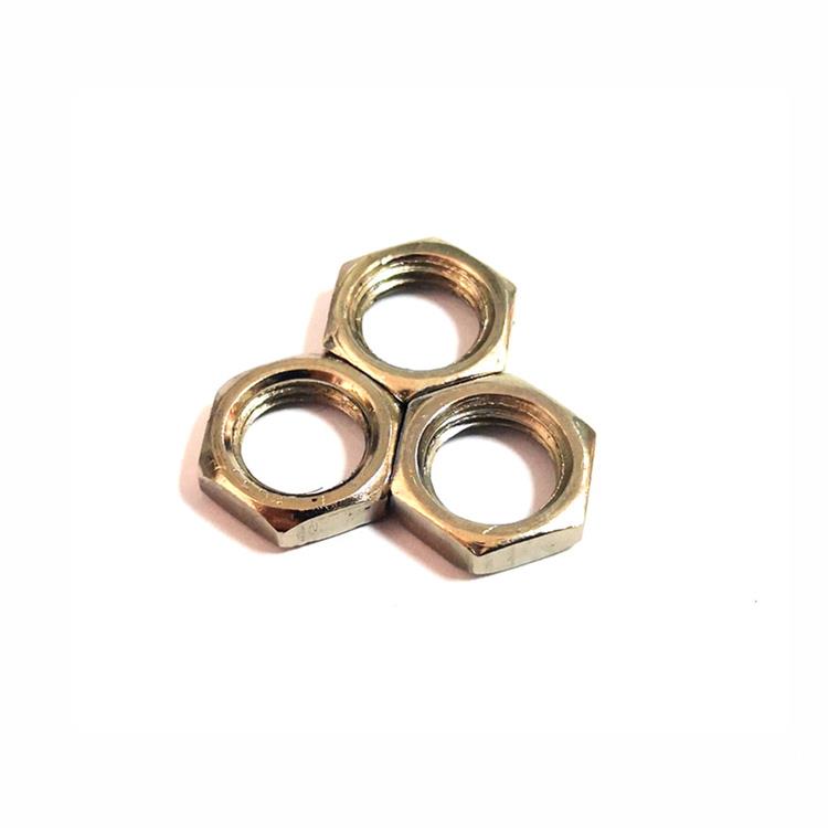 304不锈钢六角细牙薄螺母