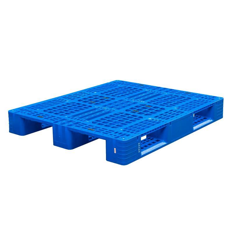 供应重庆网格川字塑料托盘1210塑料栈板工厂物流电商仓储货架货物防潮
